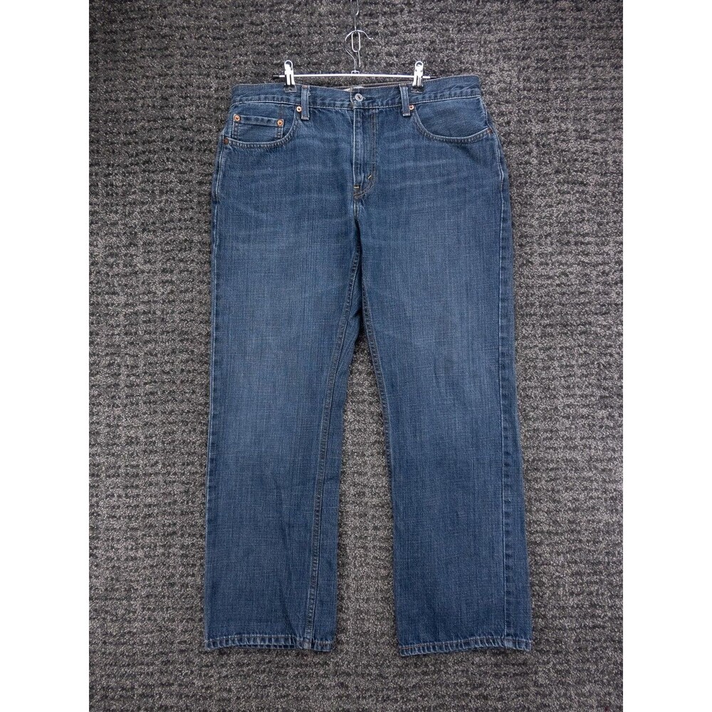 Levis 559 Jeans Mens 36x32 Actual 35x30 Blue Relaxed Straight 100% Cotton Denim